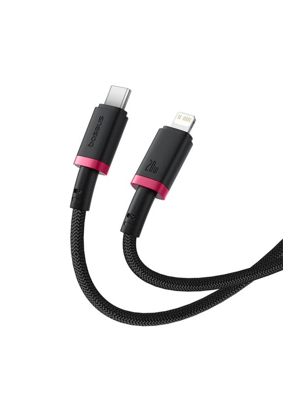 Кабель Fast Charging Cable Type-C to iP 20W 2m Red+Black (P10377800U01-03) Baseus Dura Series (385665434)