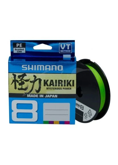 Шнур Kairiki 8 PE Mantis Green 150м 0.19мм 12.0кг (59WPLA58R04) Shimano Kairiki 8 PE Mantis Green 150m 0.19mm 12.0kg (401483450)