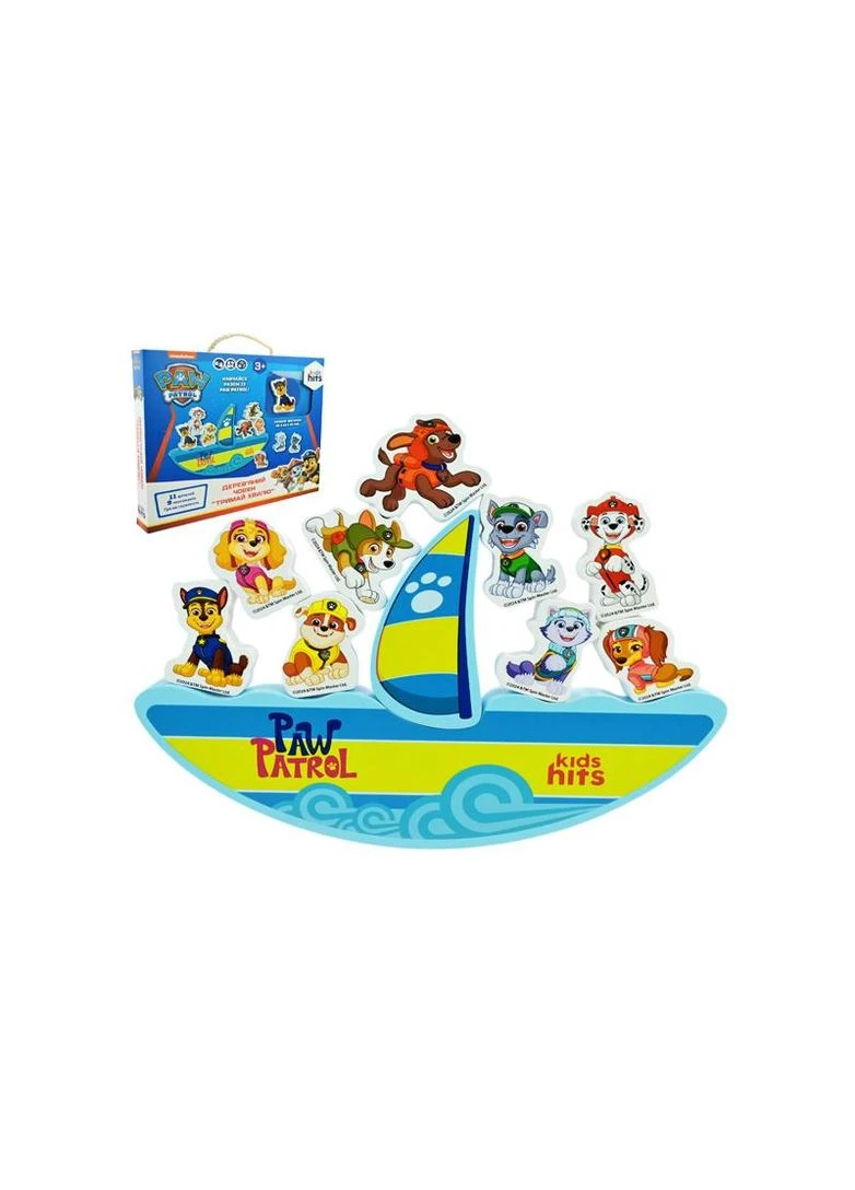 Дерев'яна іграшка KidsHits Paw Patrol KH20/048 балансир у коробці 26,5*3*23 см Kids Hits (389895969)