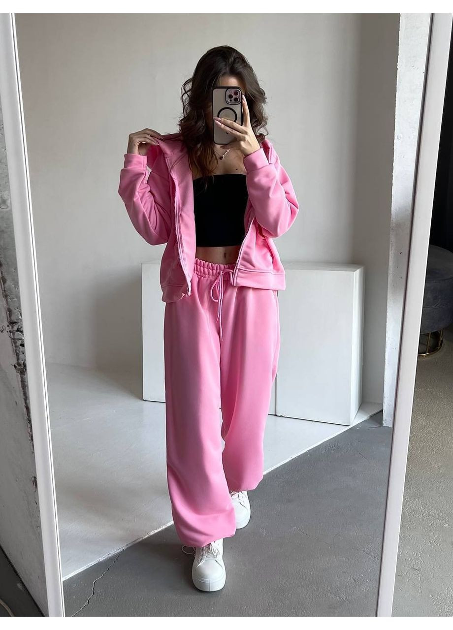 Костюм (брюки, худі), колір Рожевий No Brand (361120307)