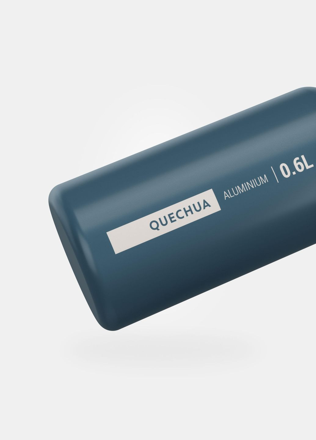 Алюминиевая Фляга для Туризма/Походов 600мл с Крышкой и Соломинкой Синий Quechua (342967060)