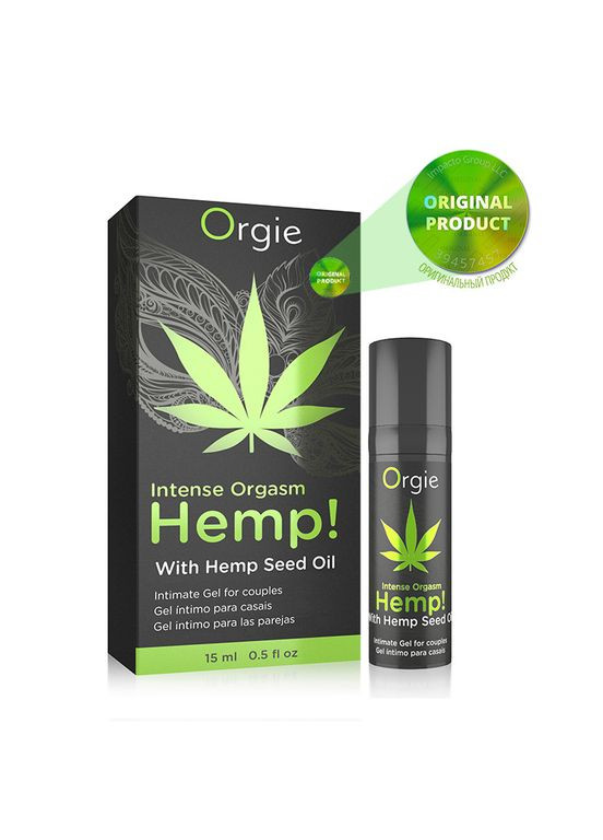 Усилитель оргазма "Intense Orgasm Hemp" с маслом каннабиса Orgie (331168031)