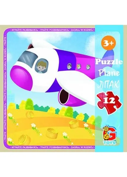 Пазли Транспорт LT02 12 деталей G-Toys (393738697)