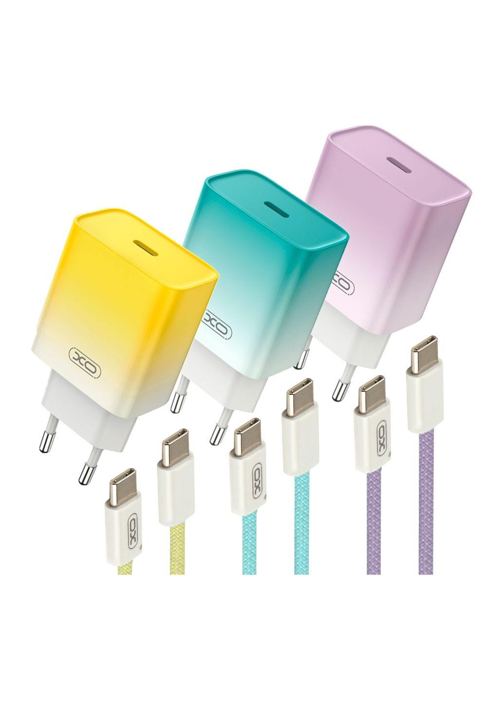 Сетевое зарядное устройство CE18 1Type-C PD/QC 30W Type-C to Type-C XO (337994367)