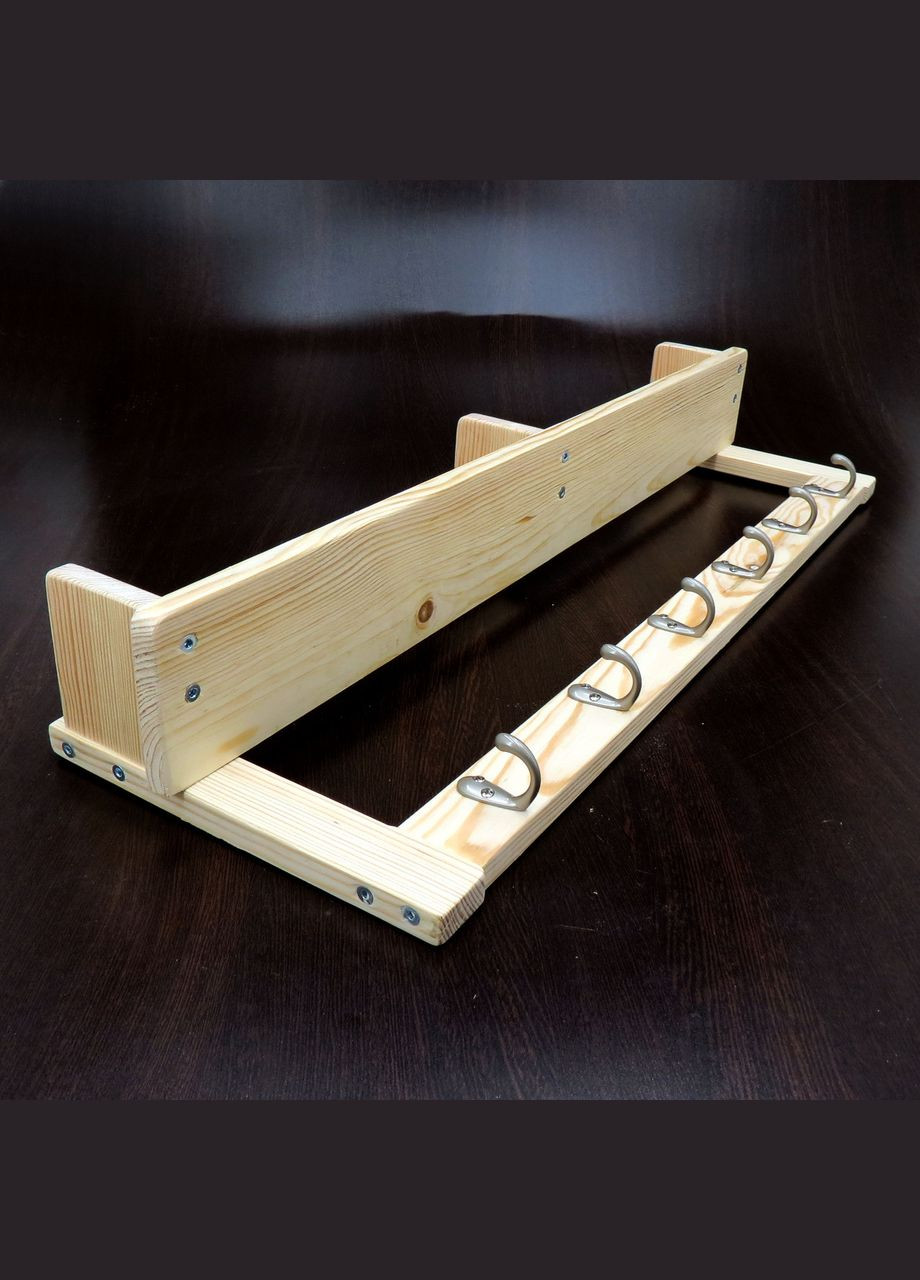 Вішалка для одягу з дерева Шербрук 6 бланже (ВДО-603001) No Brand (327846091)