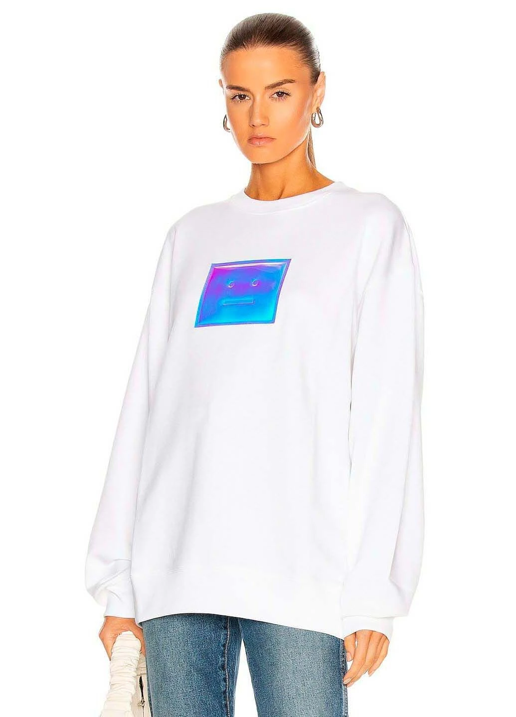 Белый свитшот Acne Studios (302975608)