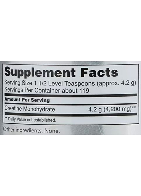 Creatine Monohydrate Micronized 500 g /119 servings/ Now Foods (365729441)