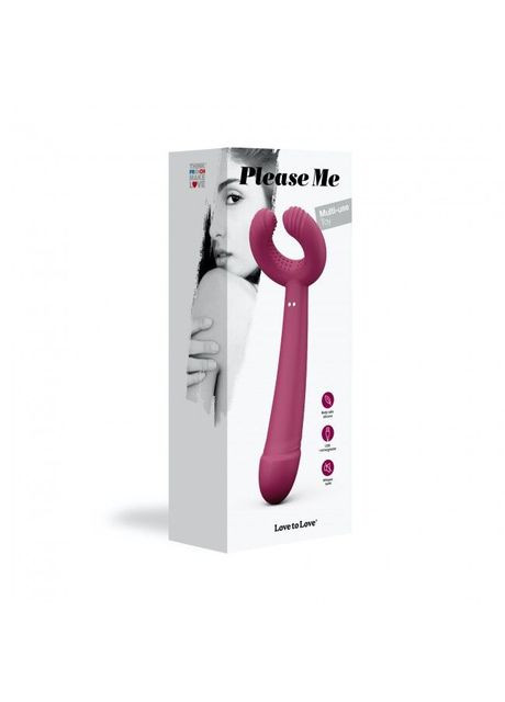 Вібратор для пар PLEASE ME з трьома моторами, гнучкий Love To Love (297202261)