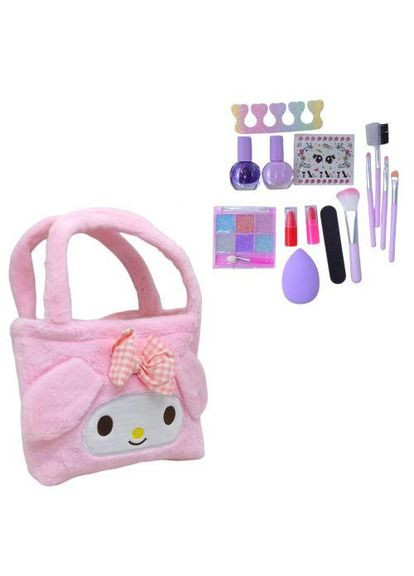 Сумочка мягкая с набором косметики "Sanrio: My Melody", (розовая) МІС (355889758)