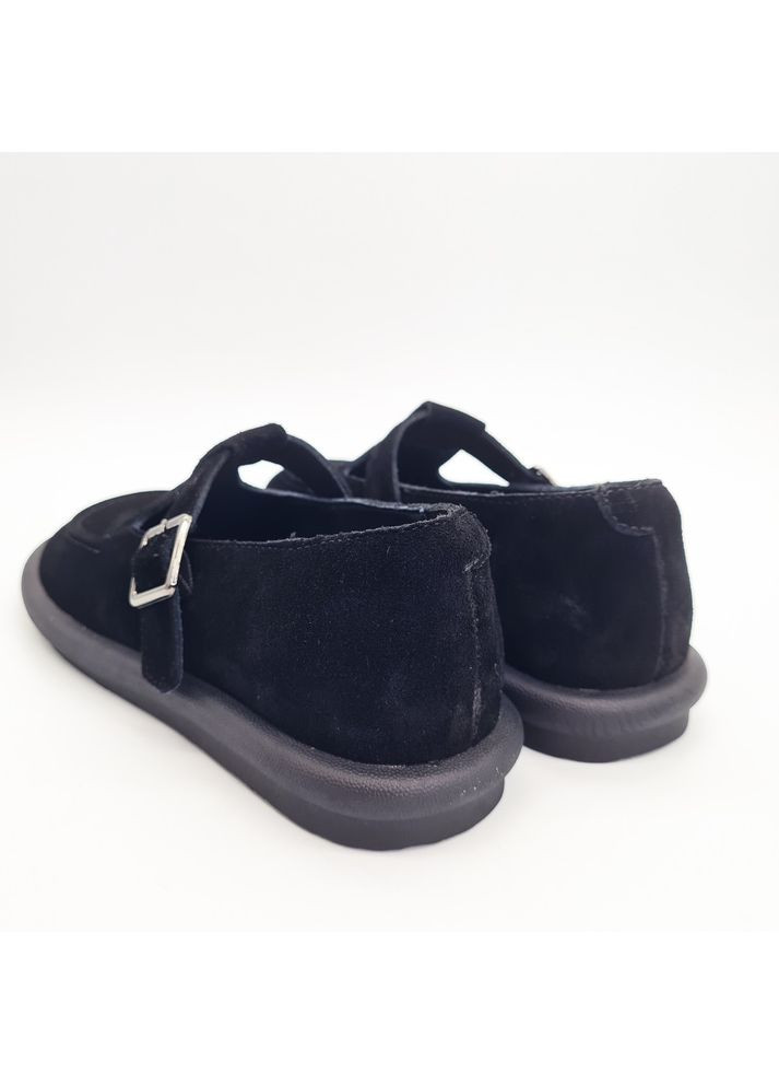 IVVA Туфли (р) Замша 0-1-1-11720 черный з, — (361659267)