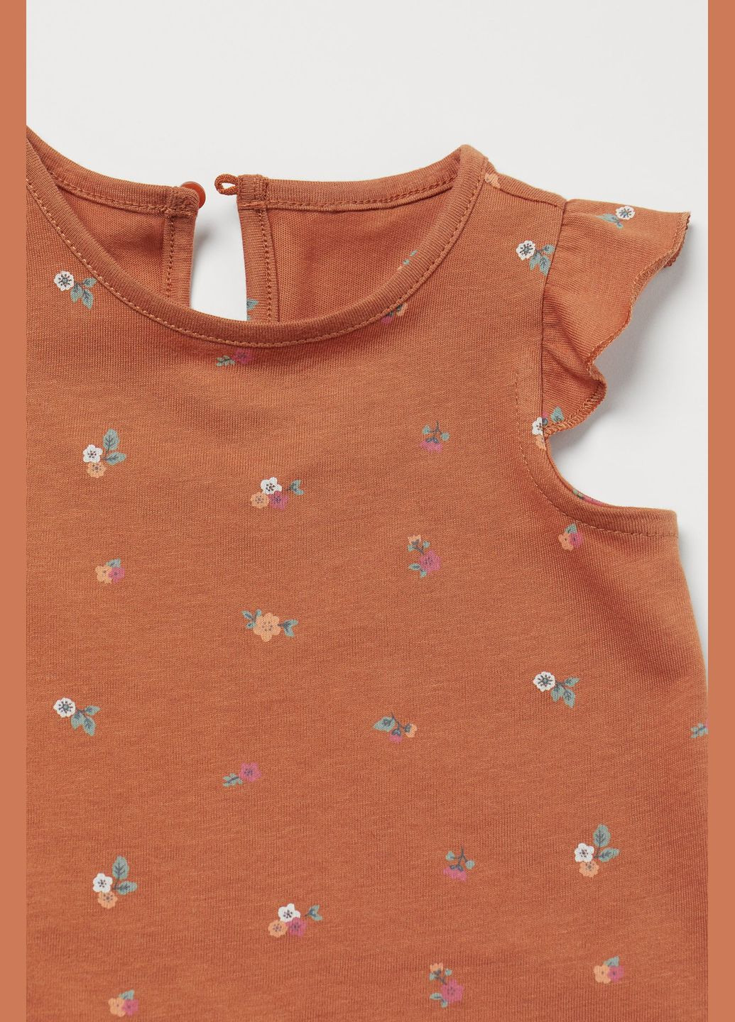 Терракотовый летний комплект (блуза, леггинсы, повязка) H&M