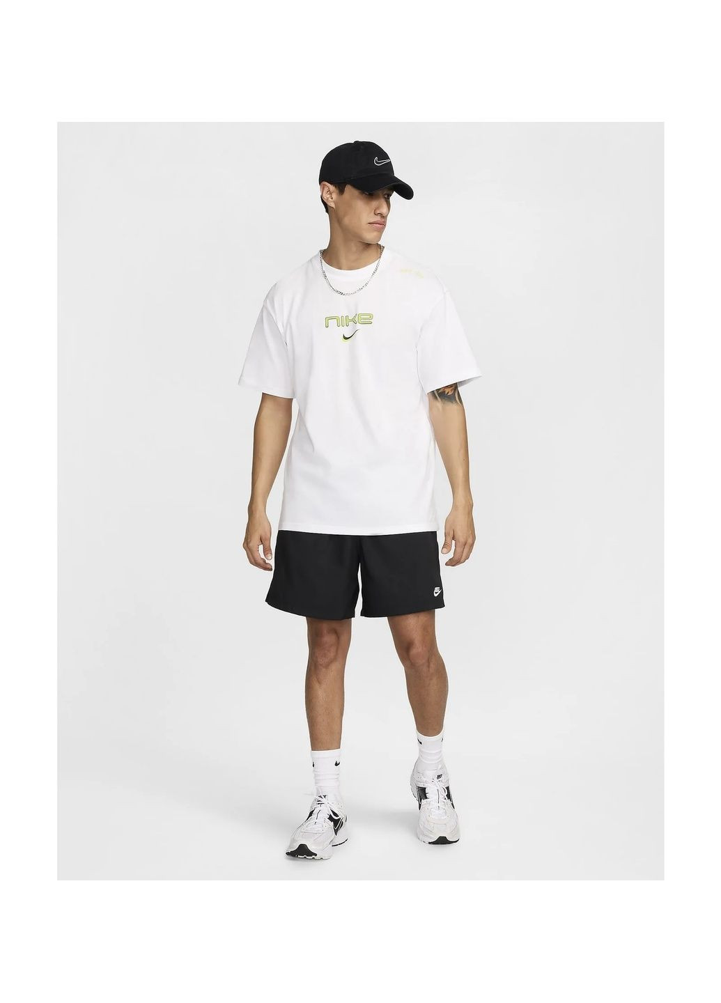 Біла футболка чоловіча max90 white Nike