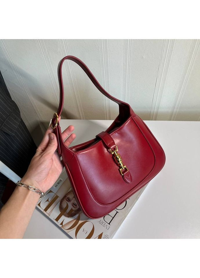 Женская сумка багет черного цвета из качественной кожи. No Brand (362588140)