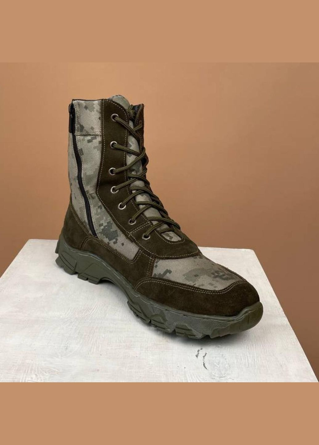 Зимові Чоловічі Тактичні Берці. 36-50р Олива. Водонепроникні! MBZM-1002 No Brand (301137840)