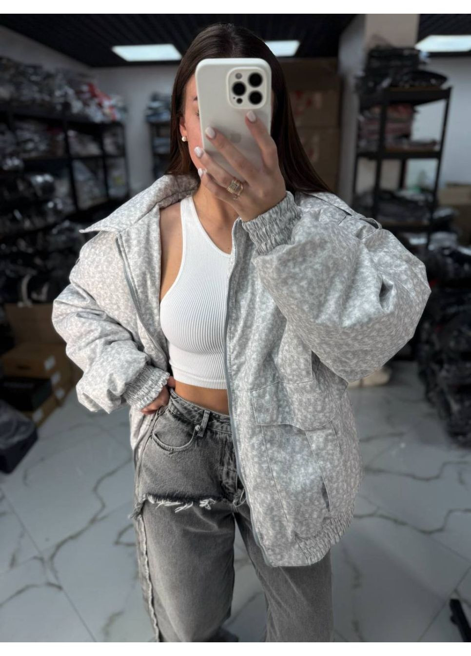 Белая зимняя вандер white MAAAARKA