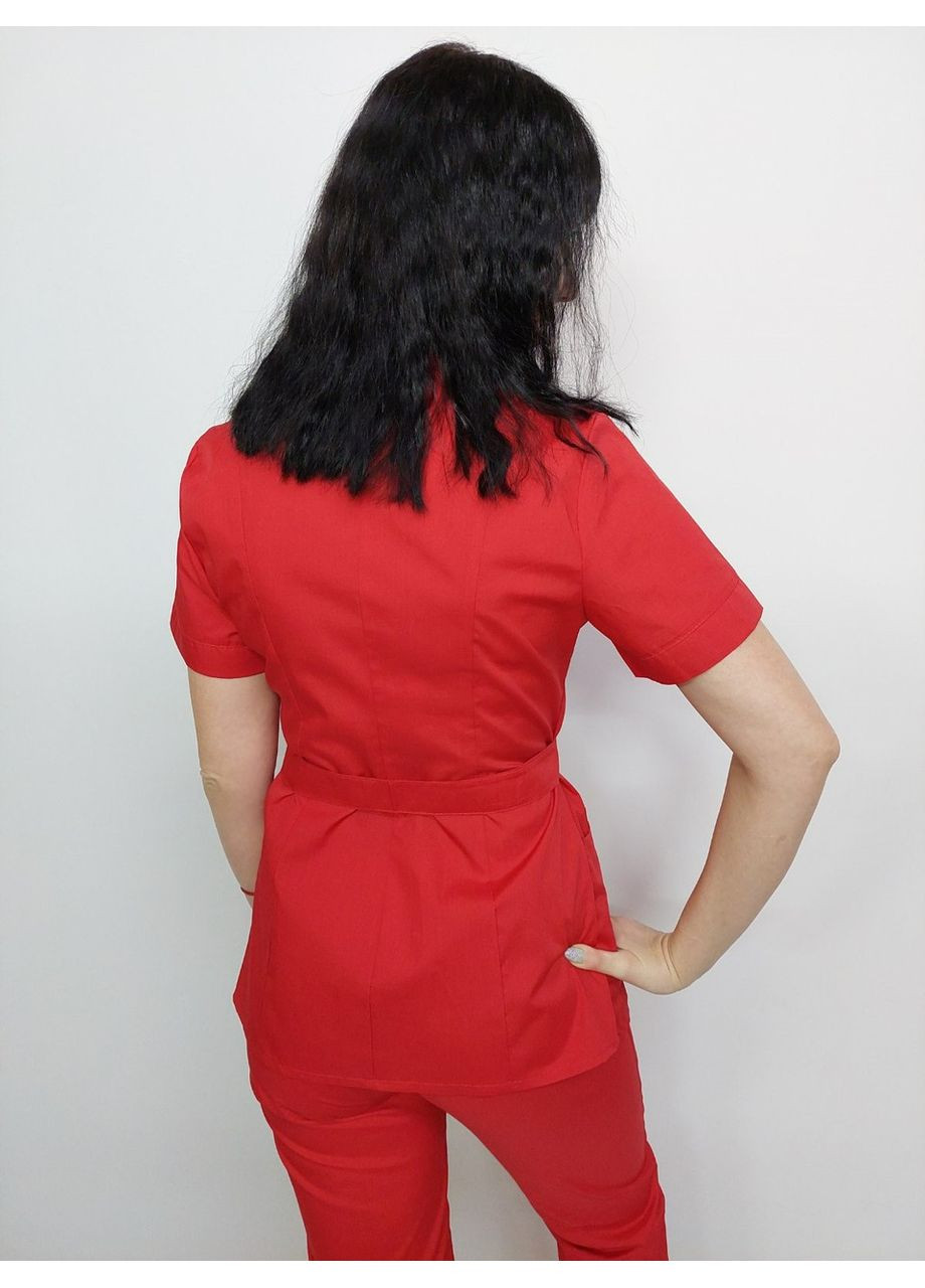 Жіночий медичний костюм Бель котон короткий рукав No Brand (361360371)