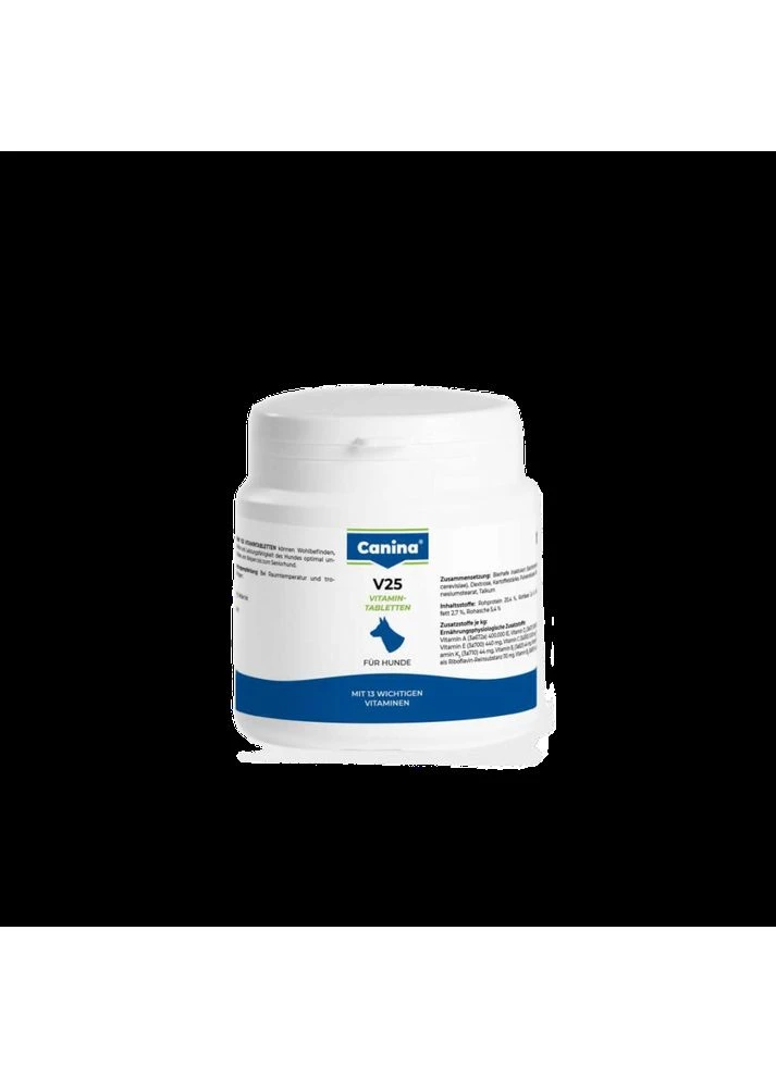 Витаминный комплекс V25 Vitamintabletten для собак 100 г 30 табл Canina (399750335)