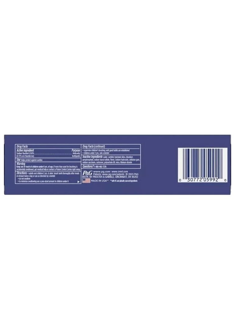 Отбеливающая зубная паста 3D White Advanced Express White 107 г Crest (328453301)