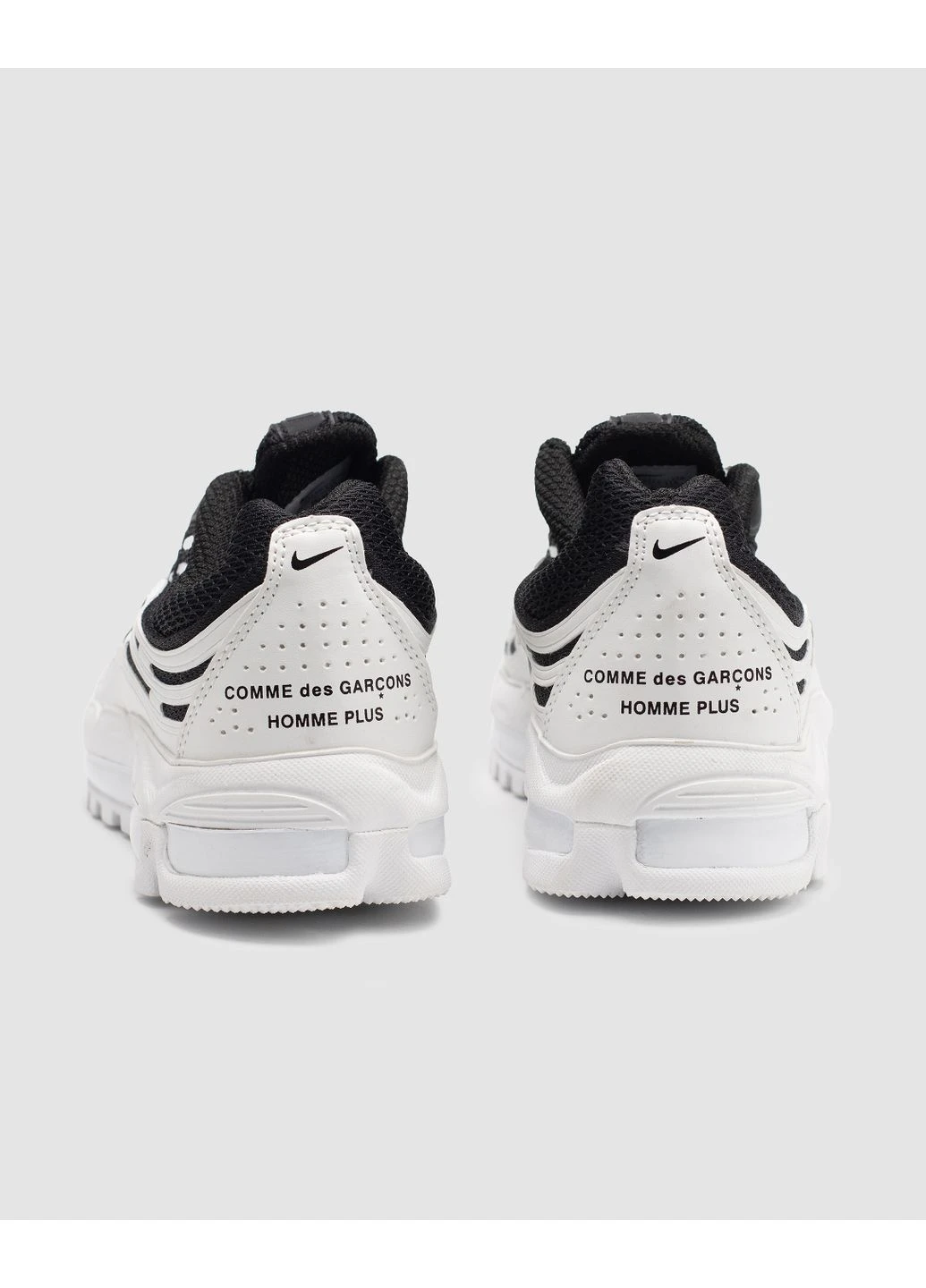 КРОССОВКИ ЖЕНСКИЕ NIKE COMME DES GARCONS X AIR MAX TL 2.5 BLACK/WHITE НАЙК АИР МАКС ТЛ БЕЛЫЕ No Brand белые демисезоны (391066430)