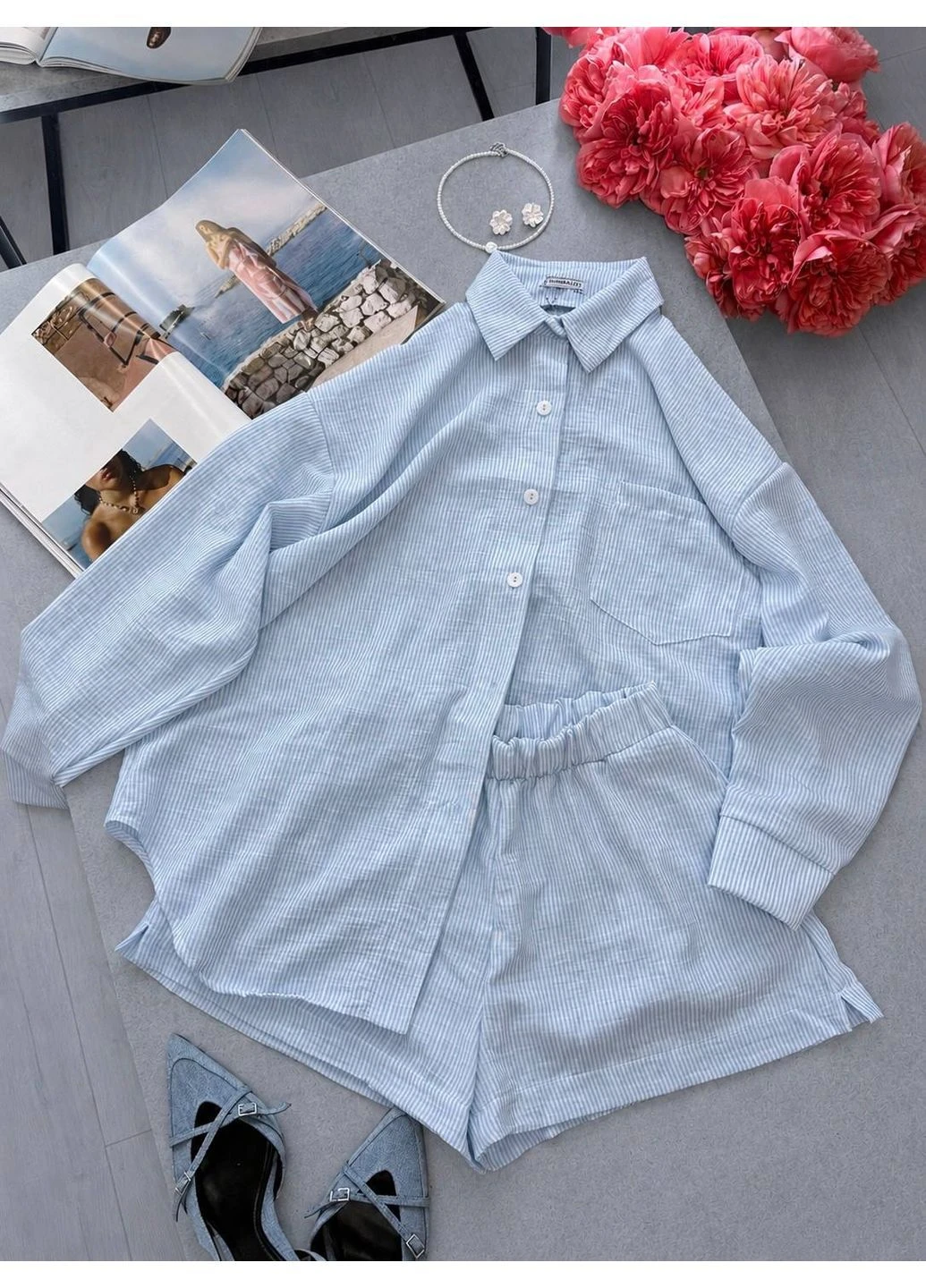 Женский костюм льняной Style Point (399491885)