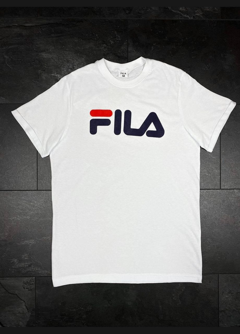 Біла футболка fila No Brand