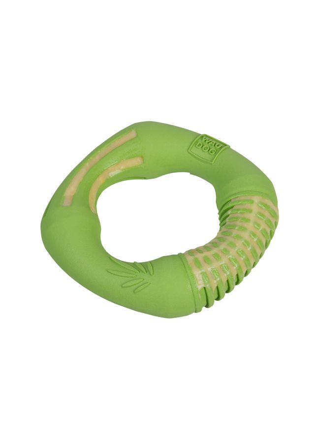Игрушка для собак Fun Natural Кольцо, биоразлагаемая резина, 12 см, зеленая WAUDOG (336143892)