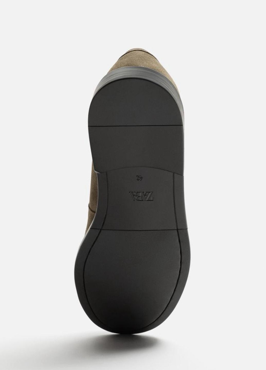 Коричневые мокасины лоферы Zara