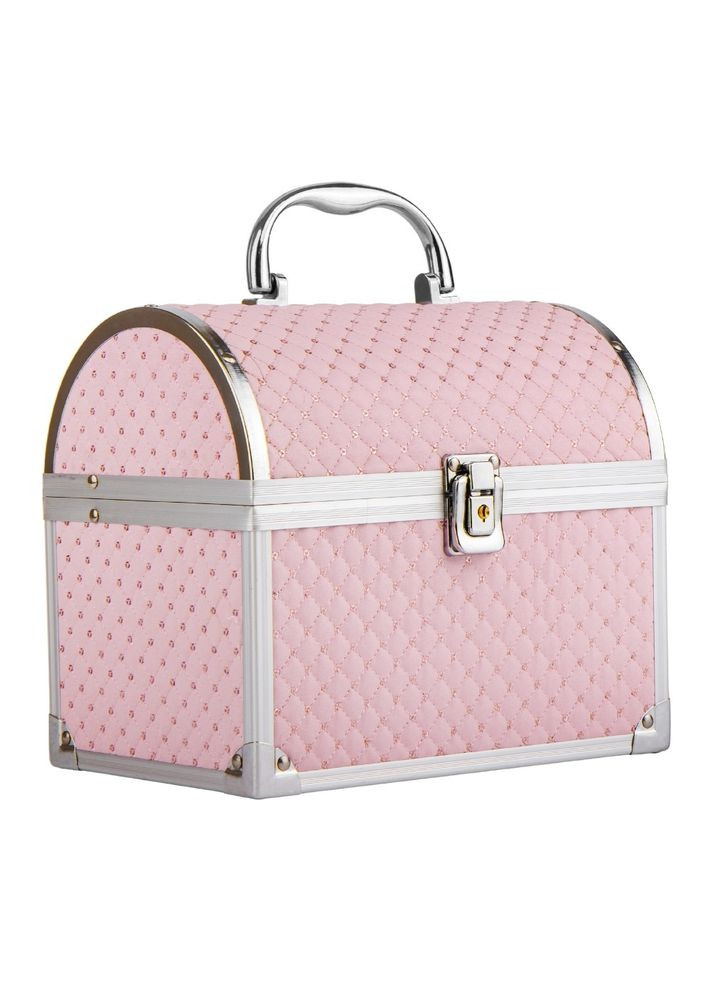 Кейс-шкатулка металева зі шкірозамінником Рожевих перлів 22х15х19 см 9206-004 Lefard (346152235)