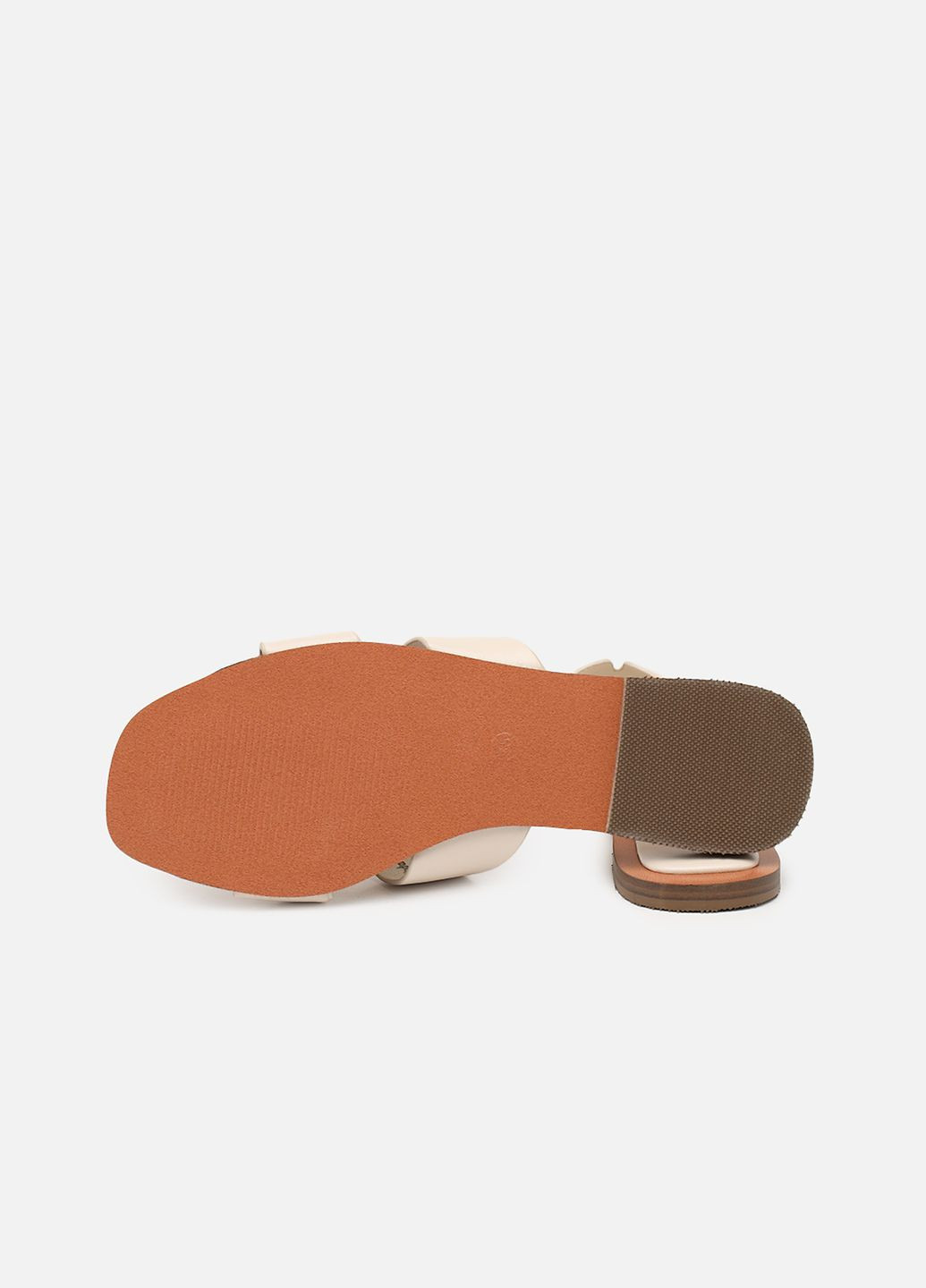 Молочные шлепанцы женские цвет молочный cb-00264133 Yuki