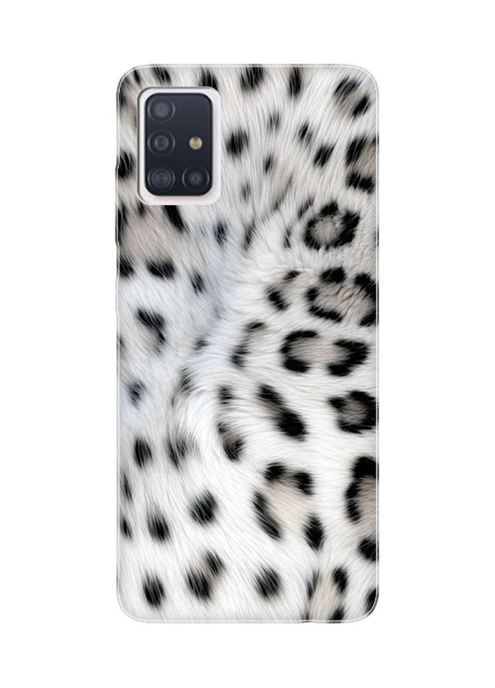 Чехол на Samsung Galaxy A71/A715 Белый леопард (принт 398) Creative (355393359)