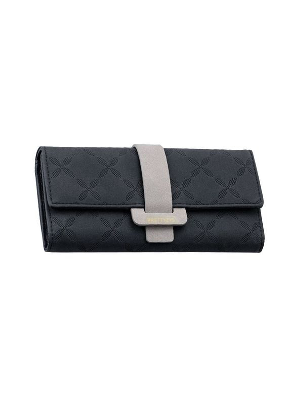 Жіночий гаманець PT18-989 Black клатч із пряжкою повсякденний 3 шт. Prettyzys (352012508)