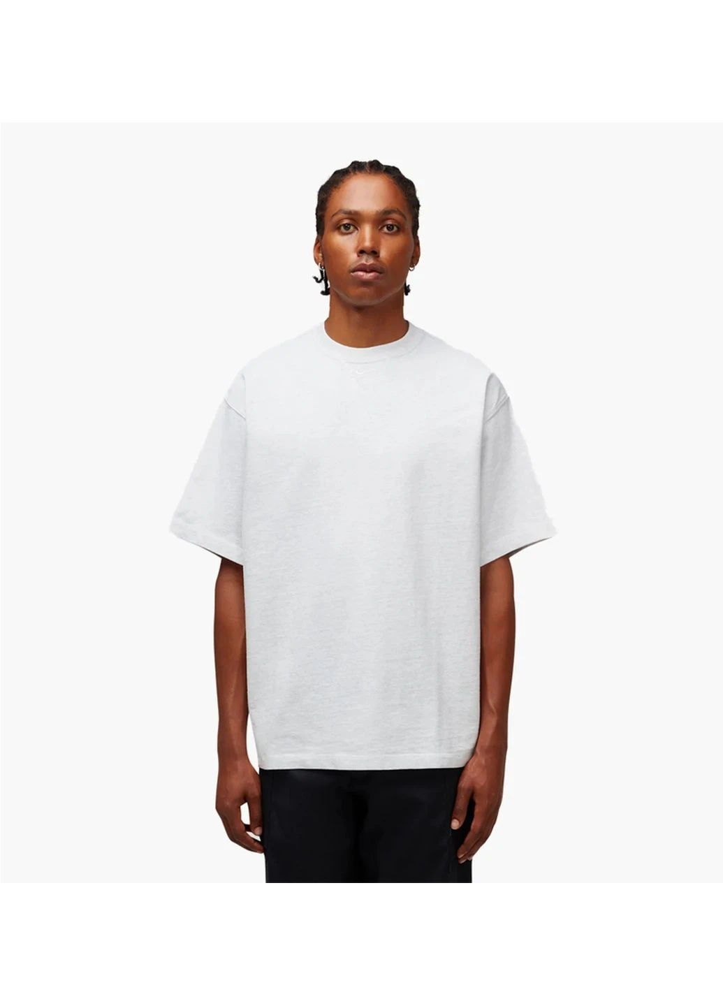 Белая футболка мужская solo swoosh t-shirt white Nike