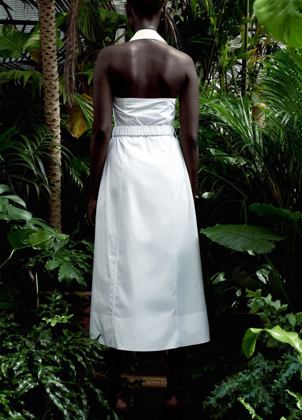 Білий святковий сукня Zara однотонна