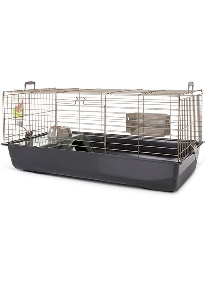 Клетка для морских свинок карликовых кроликов Nero 3 De Luxe 100х50х47 см Серый (5411388710002) Savic (324794209)