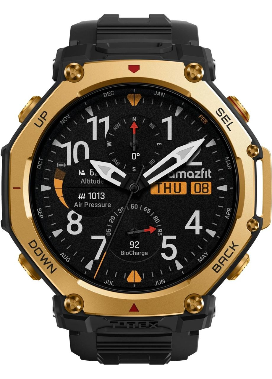 Smart Watch T-Rex 3 Pro Black Gold (W2444OV5N) RU Amazfit (368631427)