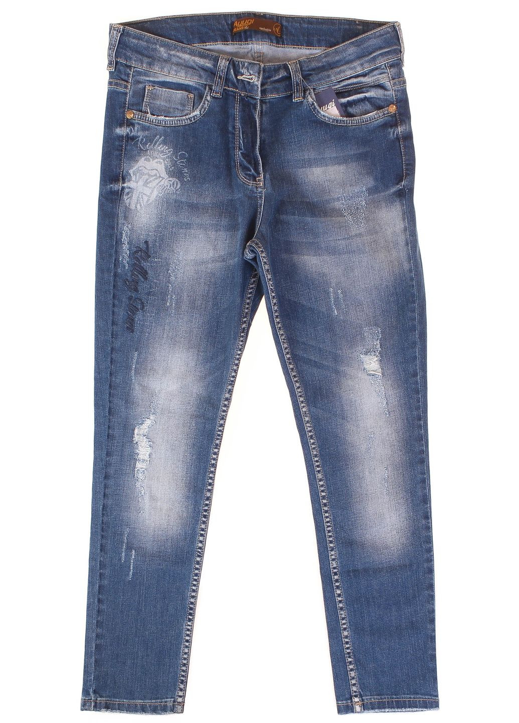 Брюки Джинсові A Yugi 8953 Синій A-yugi (306715487)