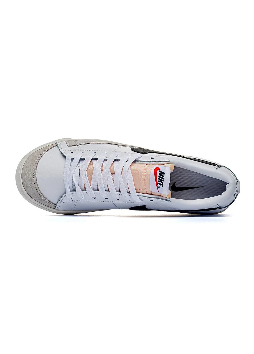 Белые кроссовки мужские white black, вьетнам Nike Blazer