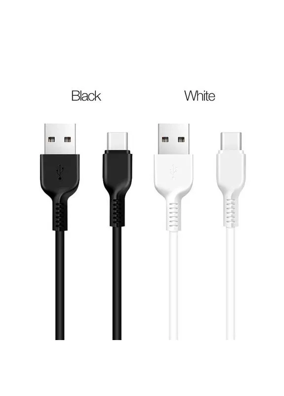 Кабель USB to Type-C 3A, 1m, PVC, TPE connectors, (6957531068853) Hoco X20 (399456021)