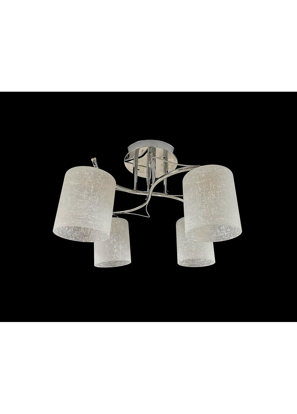 Стельова Люстра на 4 плафони 6921B/4 (Хром) Valeso (353495397)