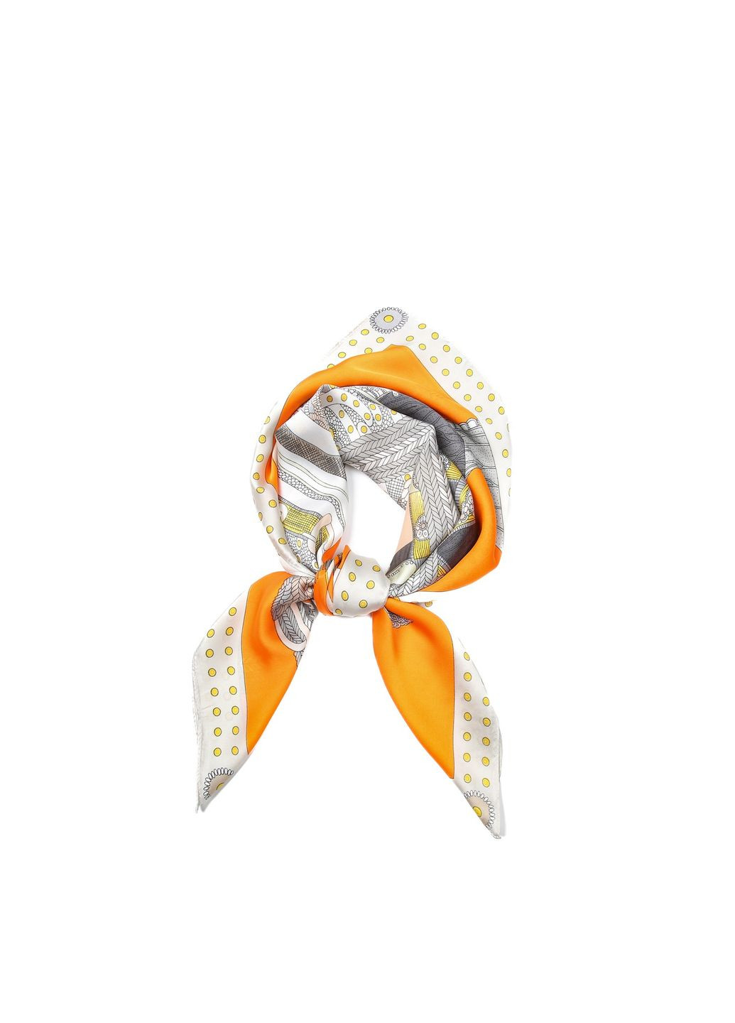 Хустка жіноча з принтом атлас різнокольорова СІГРІД LuckyLOOK 486-157 (324741752)