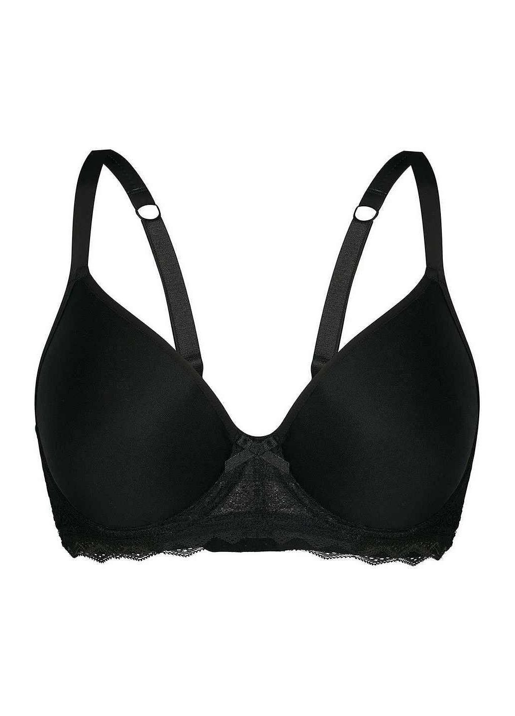 Чёрный бюстгальтер Sassa