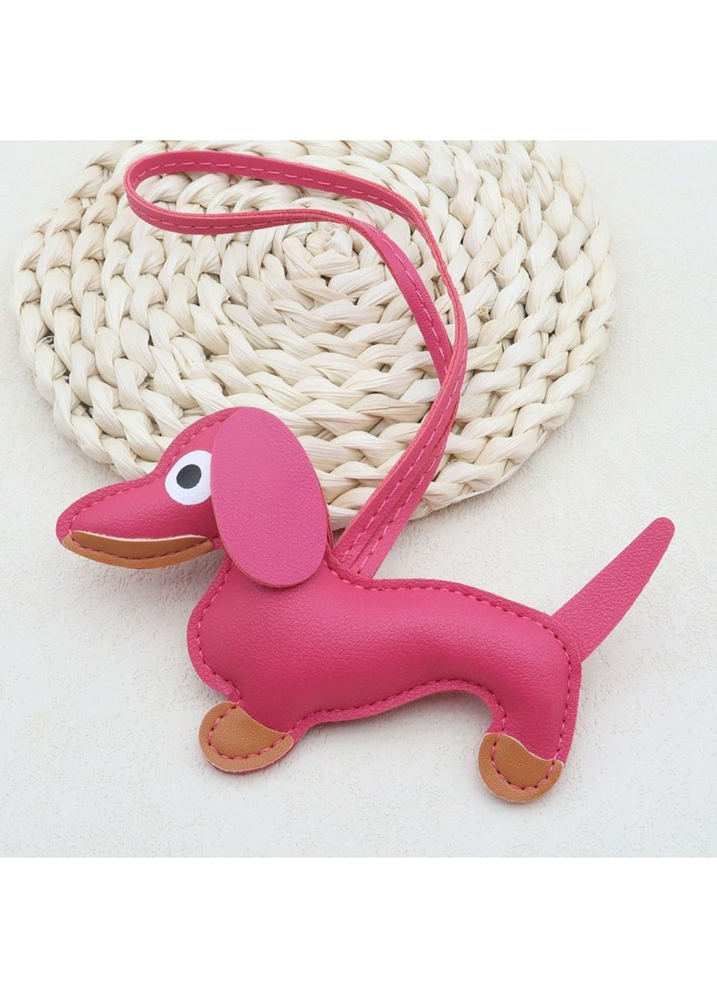 Брелок-подвеска в стиле Hermes Такса на сумку, косметичку,в авто No Brand (332168123)