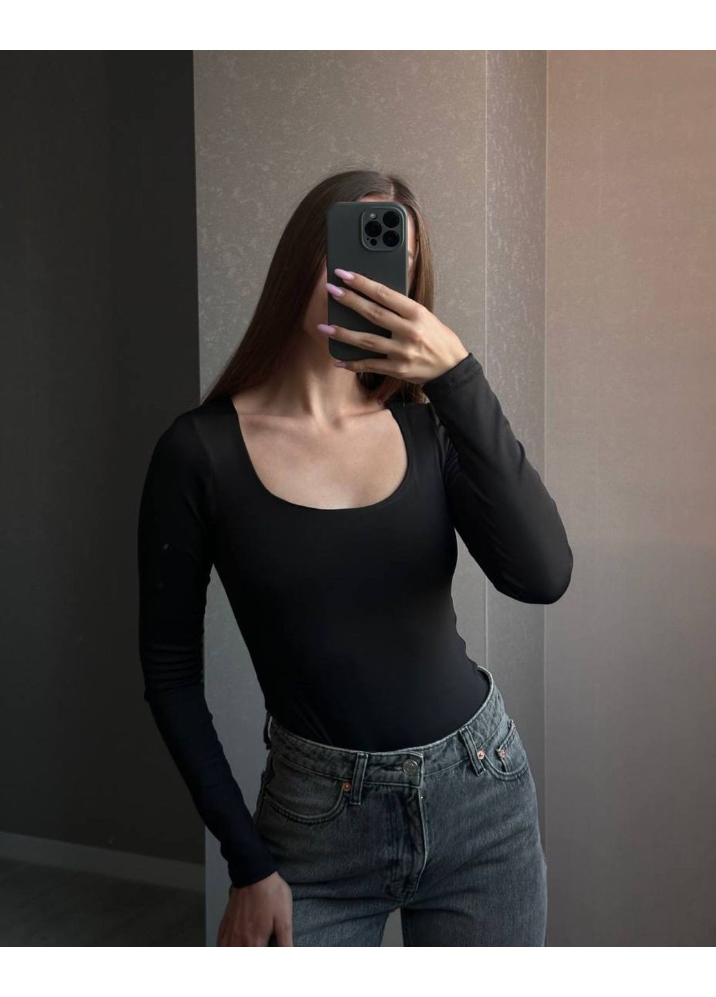 Женский базовый боди Osoblyva (361626106)