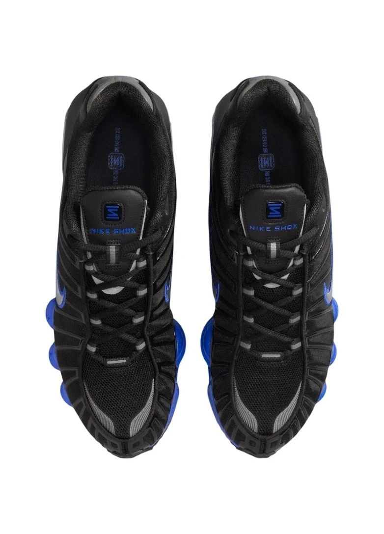 Черные кроссовки черно-серебряно-синие cn0151-004 Nike SHOX TL