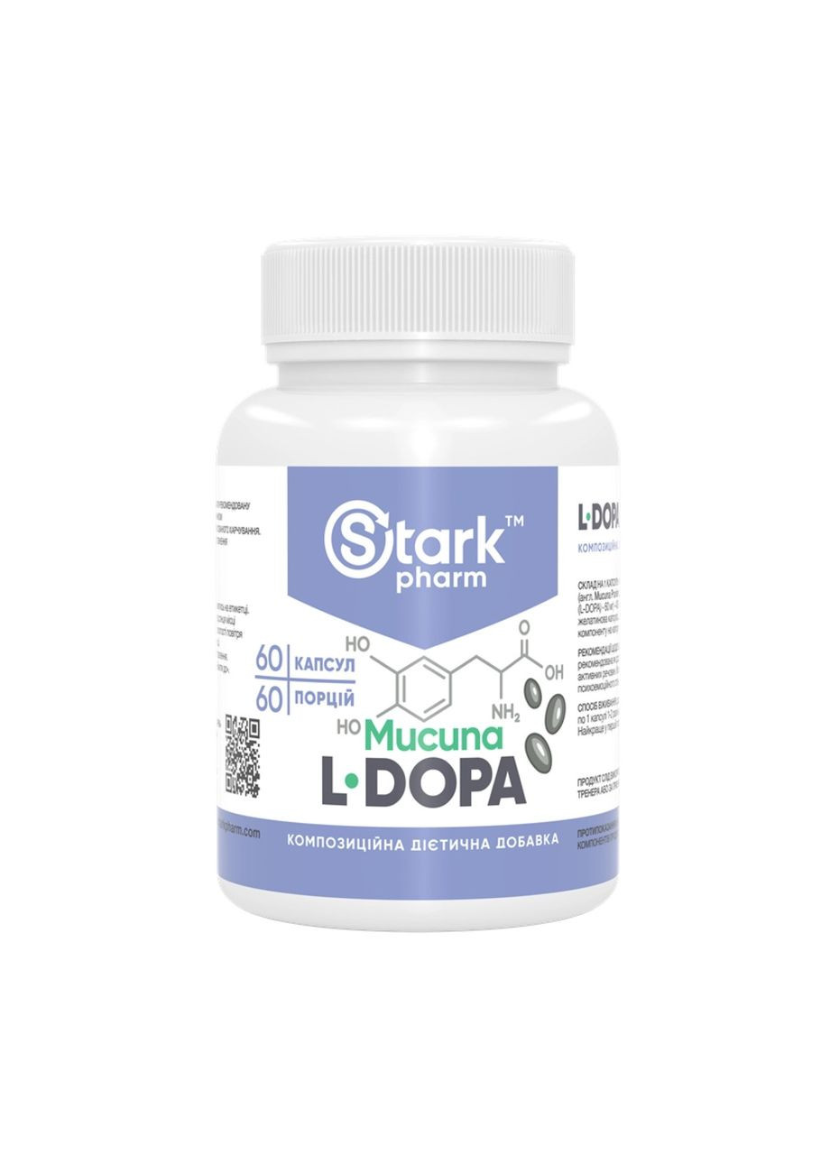 L-Dopa Mucuna 400mg - 60 caps Stark Pharm (369400412)