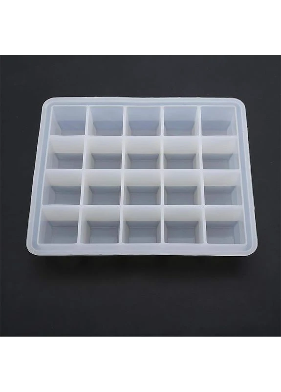 Силиконовая форма для льда AI-820 Cube 20 White Cumenss (394188797)