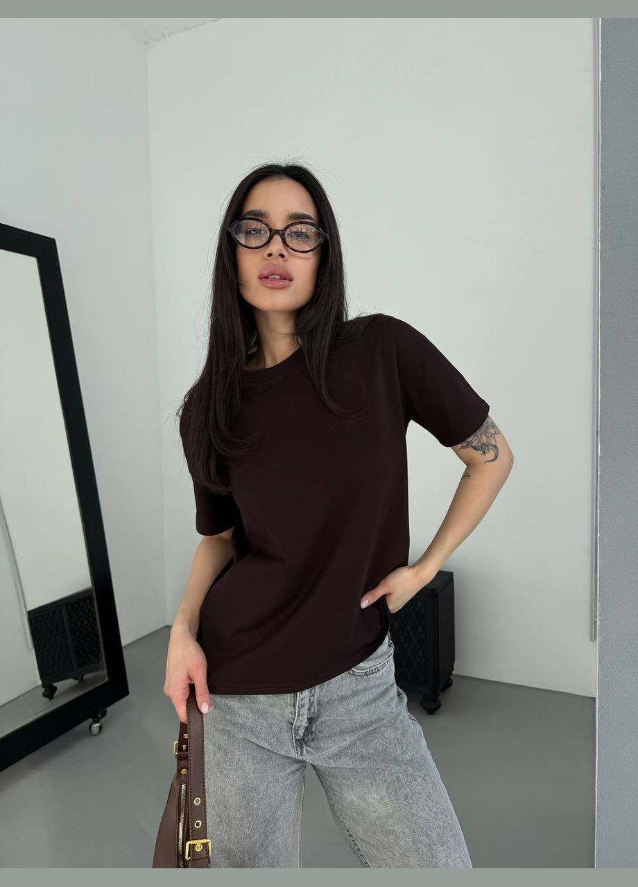 Бавовняна базова футболка Adelante - (334291853)