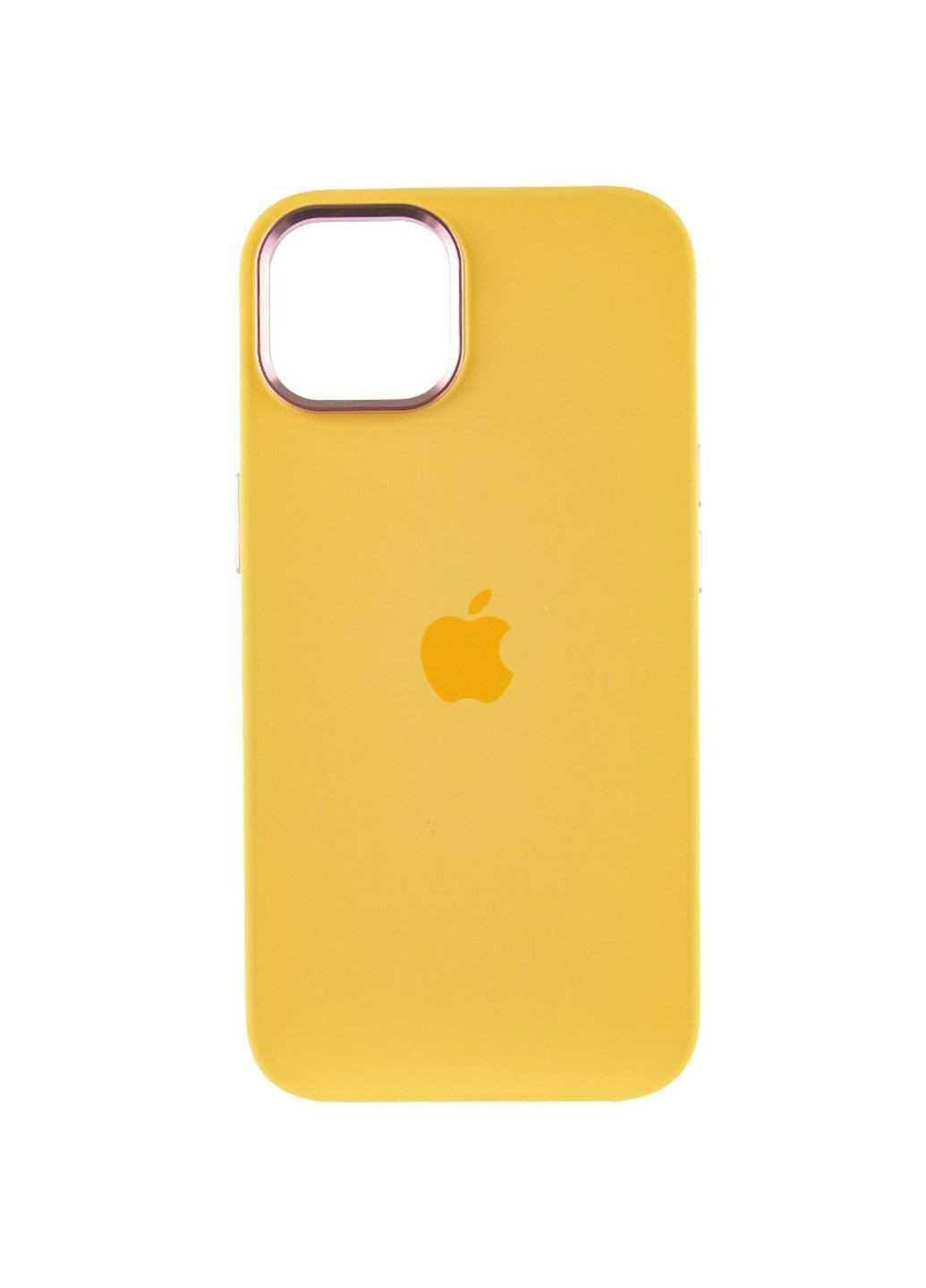 Чехол Silicone Case Metal Buttons (AA) для Apple iPhone 12 Pro / 12 (6.1") Epik (293153157)