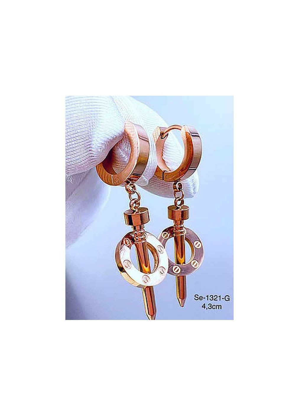 Серьги Stainlees Steel 1 321 Stainless Steel (346394330)