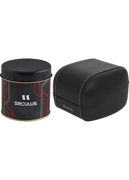 Мужские наручные часы Seculus 4488.2.503 black, ss tr-ipb red, silicon black red (322685315)
